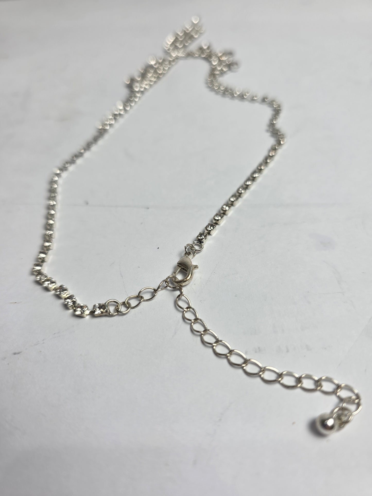 Vtg. 1980s Rhinestone Necklace (CSHW)