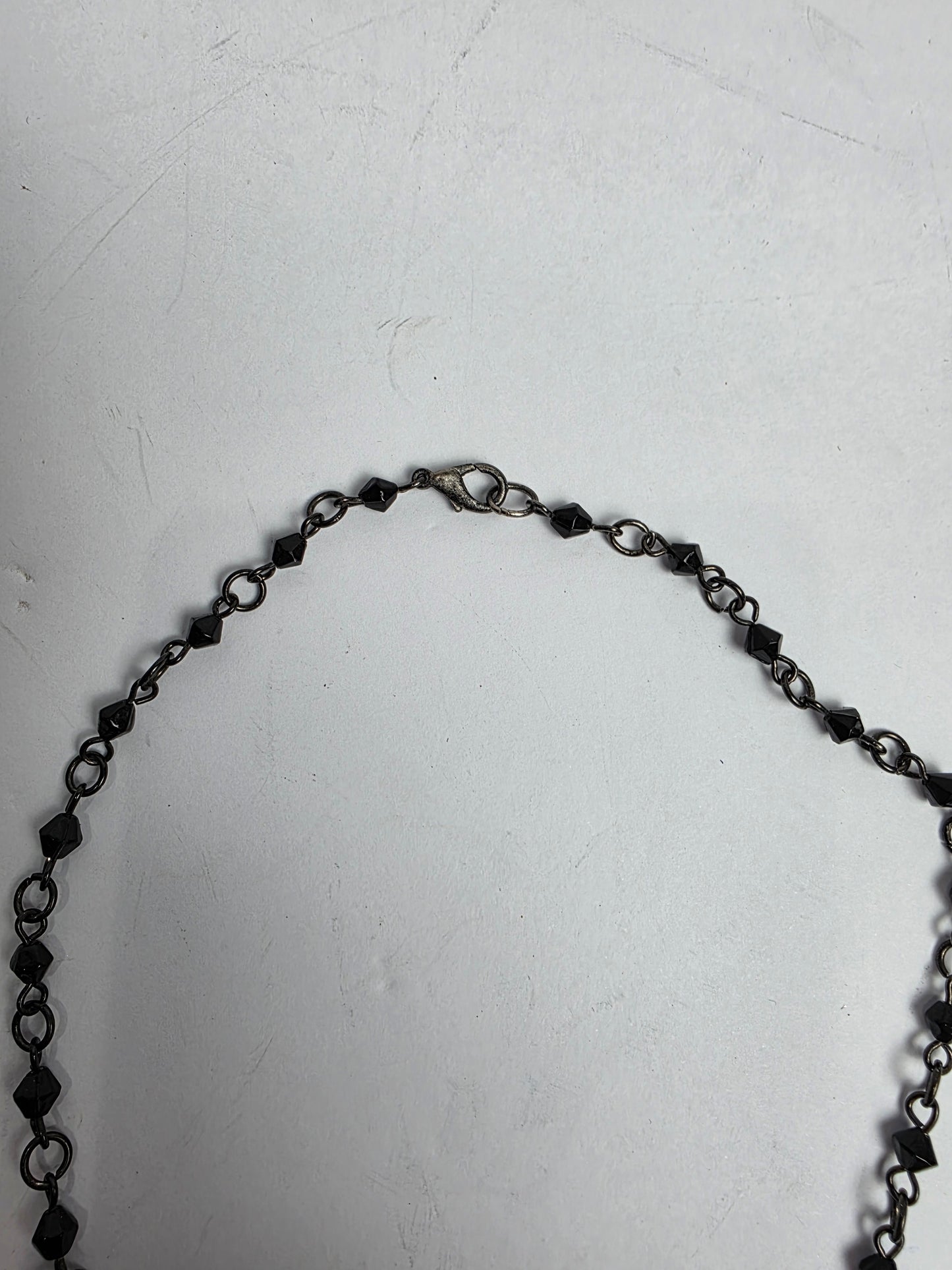 Vtg. 1980s Black Necklace (CSHW)