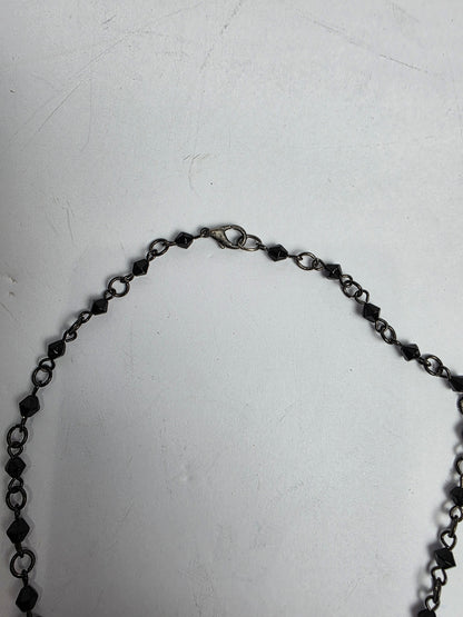 Vtg. 1980s Black Necklace (CSHW)