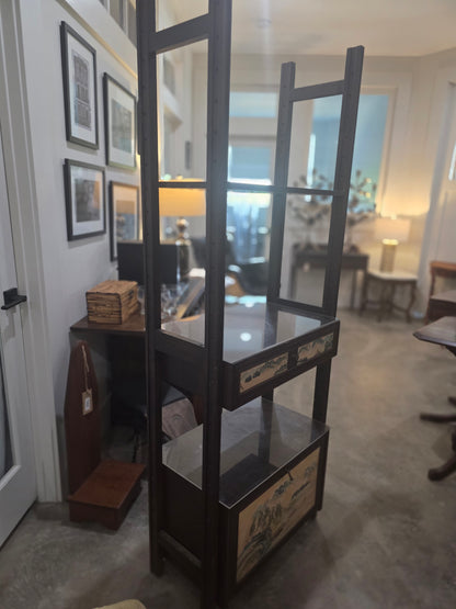 Vtg. Asian Shelves/Cabinet