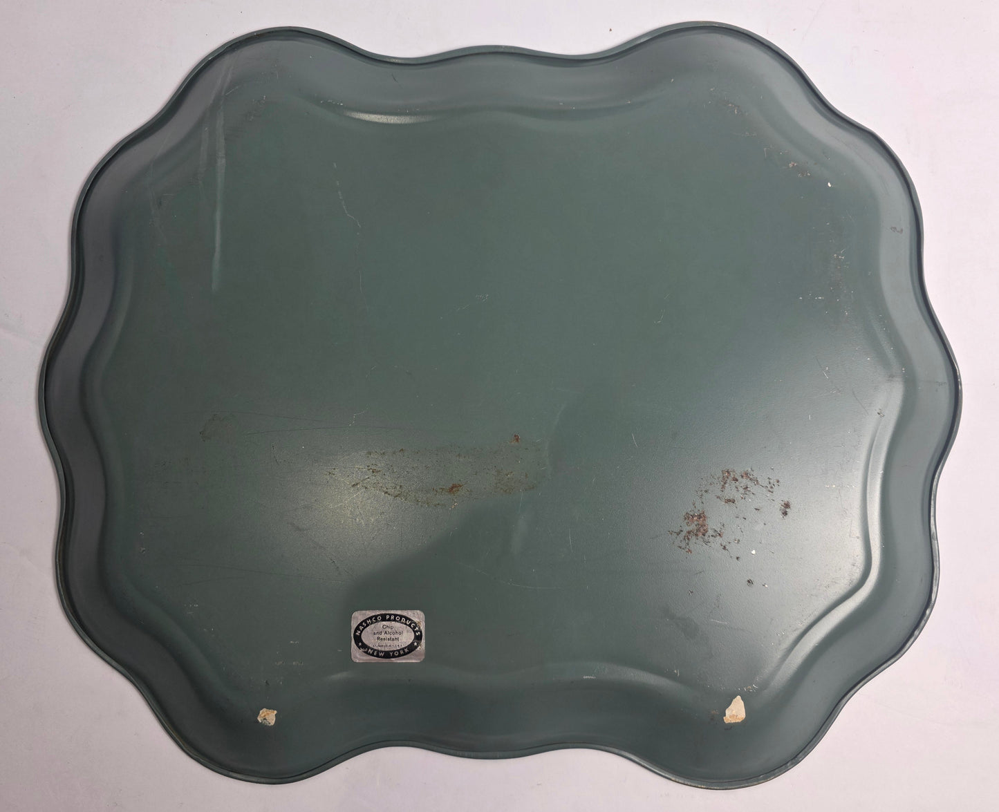 Vtg. Hand-Painted Nashco Floral Platter