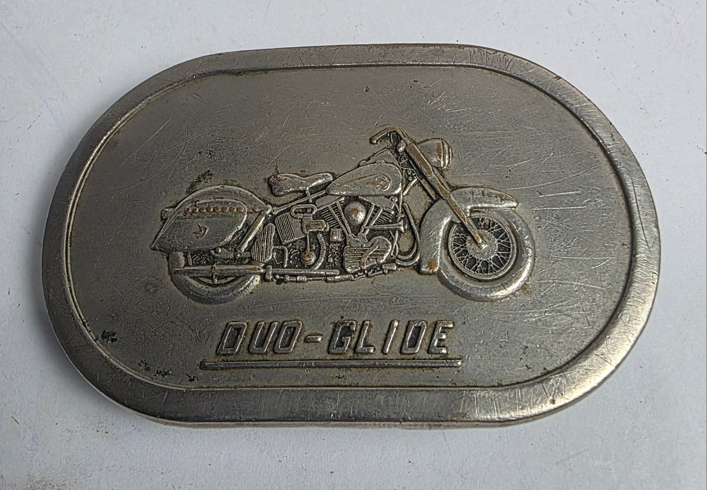 Vtg. Harley-Davidson Duo-Glide Belt Buckle