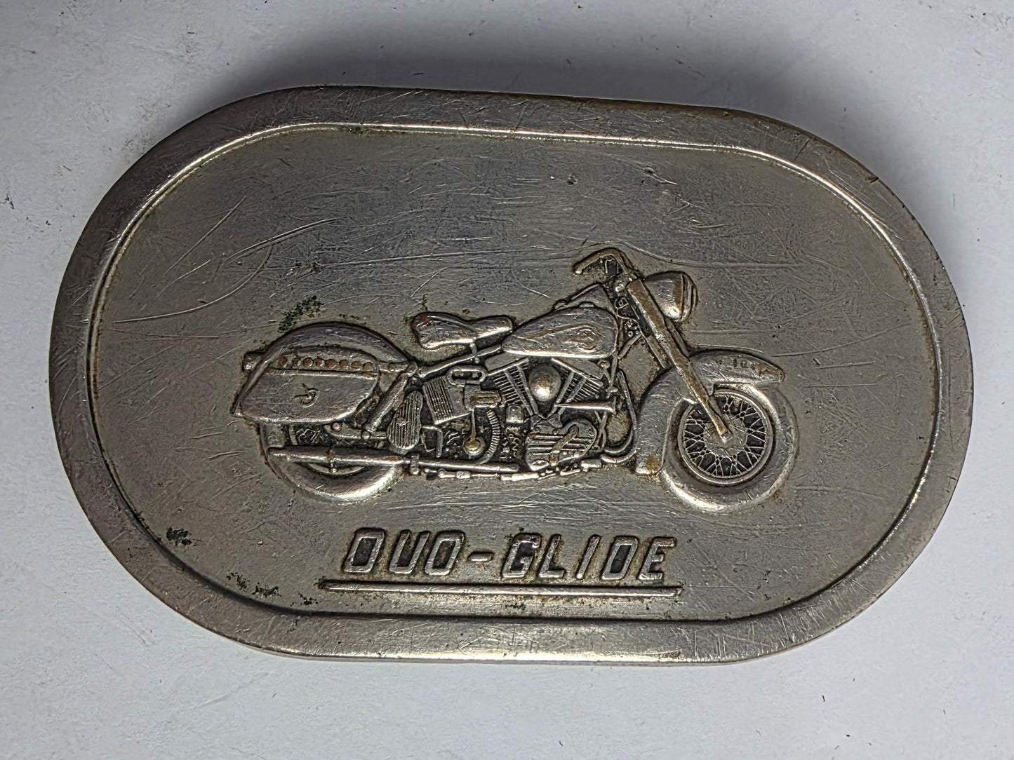 Vtg. Harley-Davidson Duo-Glide Belt Buckle