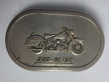 Vtg. Harley-Davidson Duo-Glide Belt Buckle