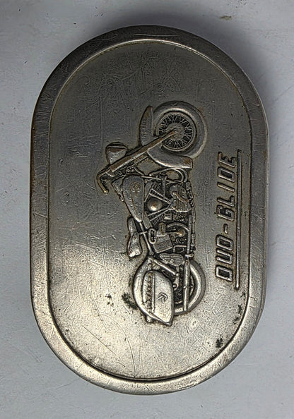Vtg. Harley-Davidson Duo-Glide Belt Buckle