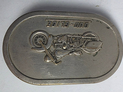 Vtg. Harley-Davidson Duo-Glide Belt Buckle