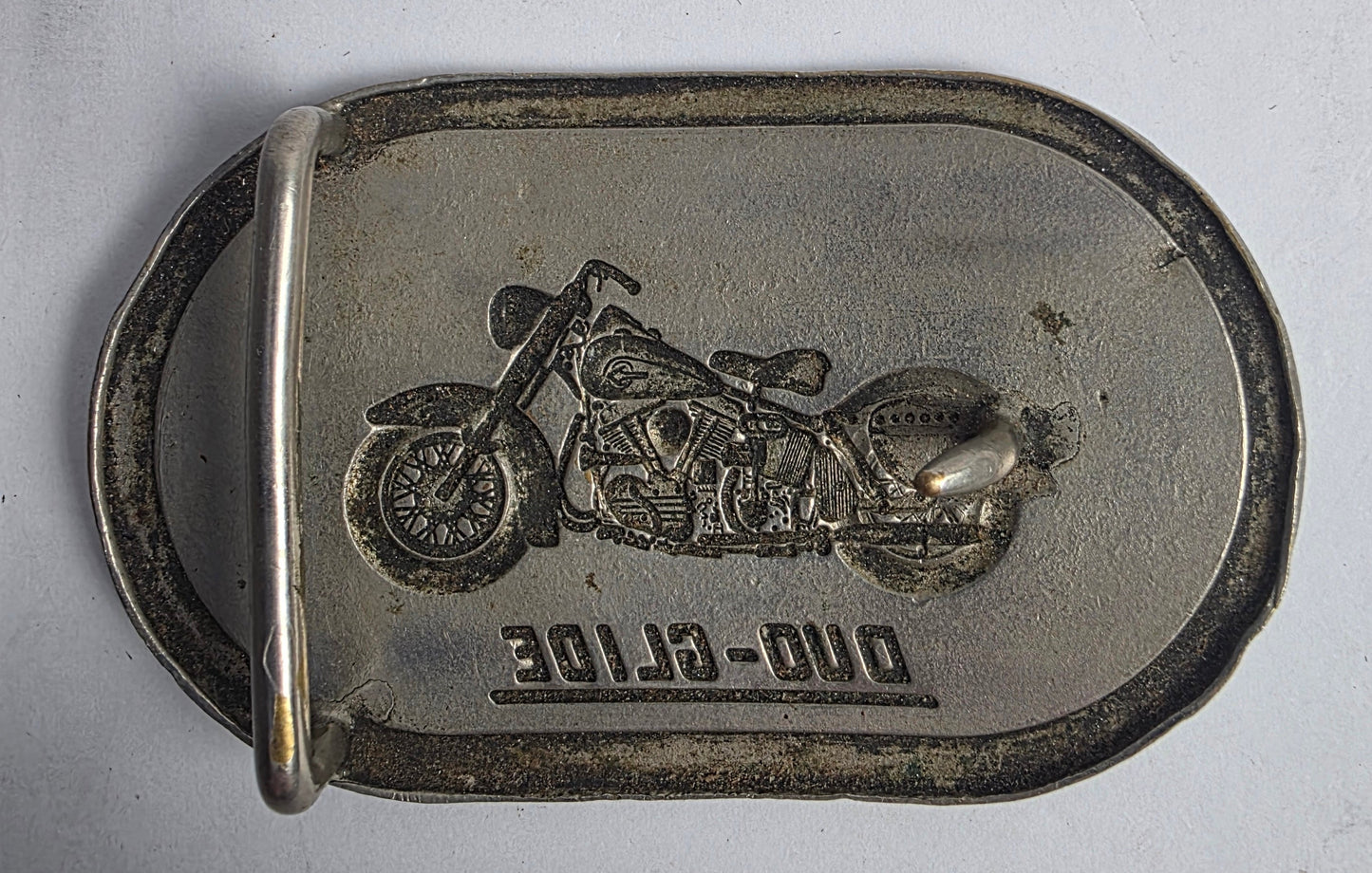 Vtg. Harley-Davidson Duo-Glide Belt Buckle