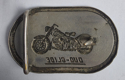 Vtg. Harley-Davidson Duo-Glide Belt Buckle