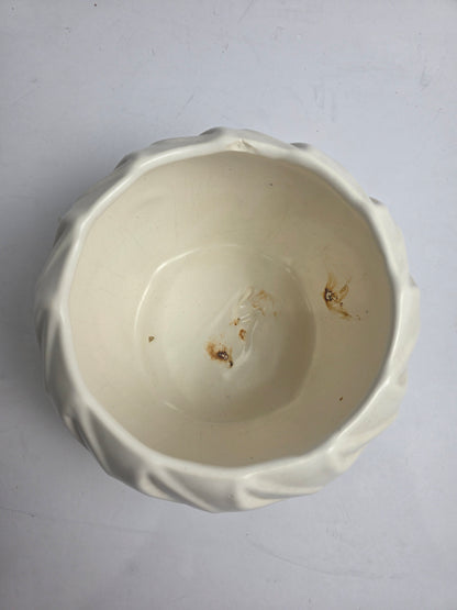 Vtg. Ivory Ceramic Planter/Bowl