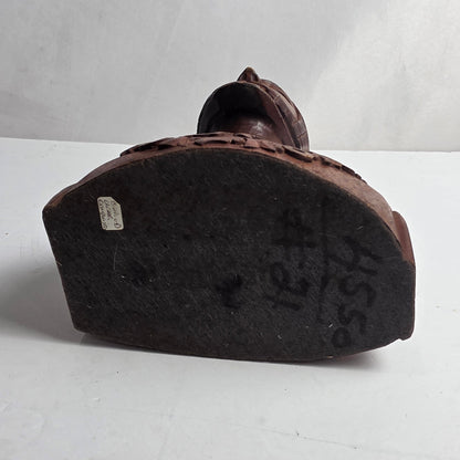Vtg. 1950s Spanish Conquistador - Hand Carved Wood (CSHW)