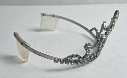 Vtg. Rhinestone Tiara (CSHW)