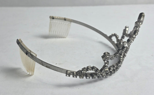 Vtg. Rhinestone Tiara (CSHW)