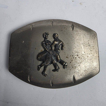 Vtg. Square Dancing Belt Buckle (CSHW)