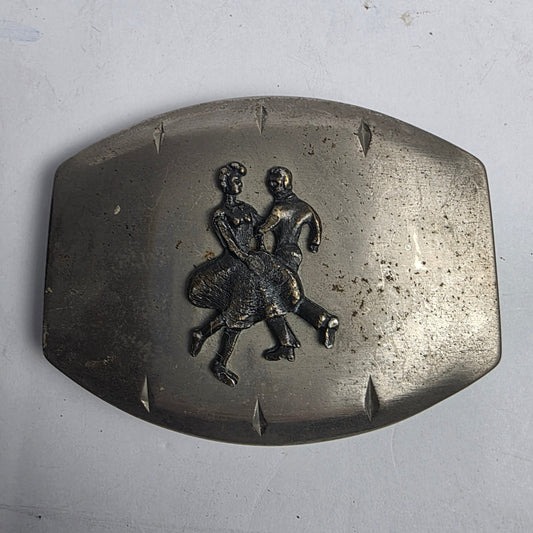Vtg. Square Dancing Belt Buckle (CSHW)