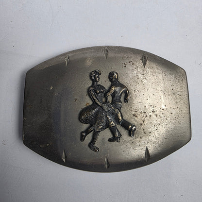 Vtg. Square Dancing Belt Buckle (CSHW)