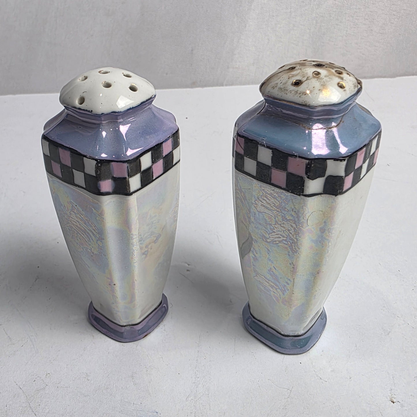 Vtg. Japanese Lusterware S & P Shakers