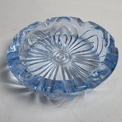 Vtg. Cambridge Glass Company Blue Ashtray