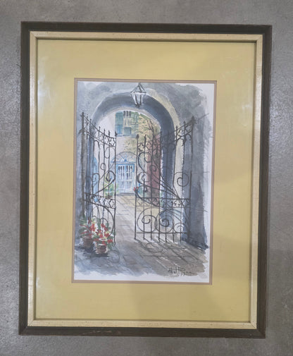"Wishing Gates" Hal Rice Original Signed (CSHW)