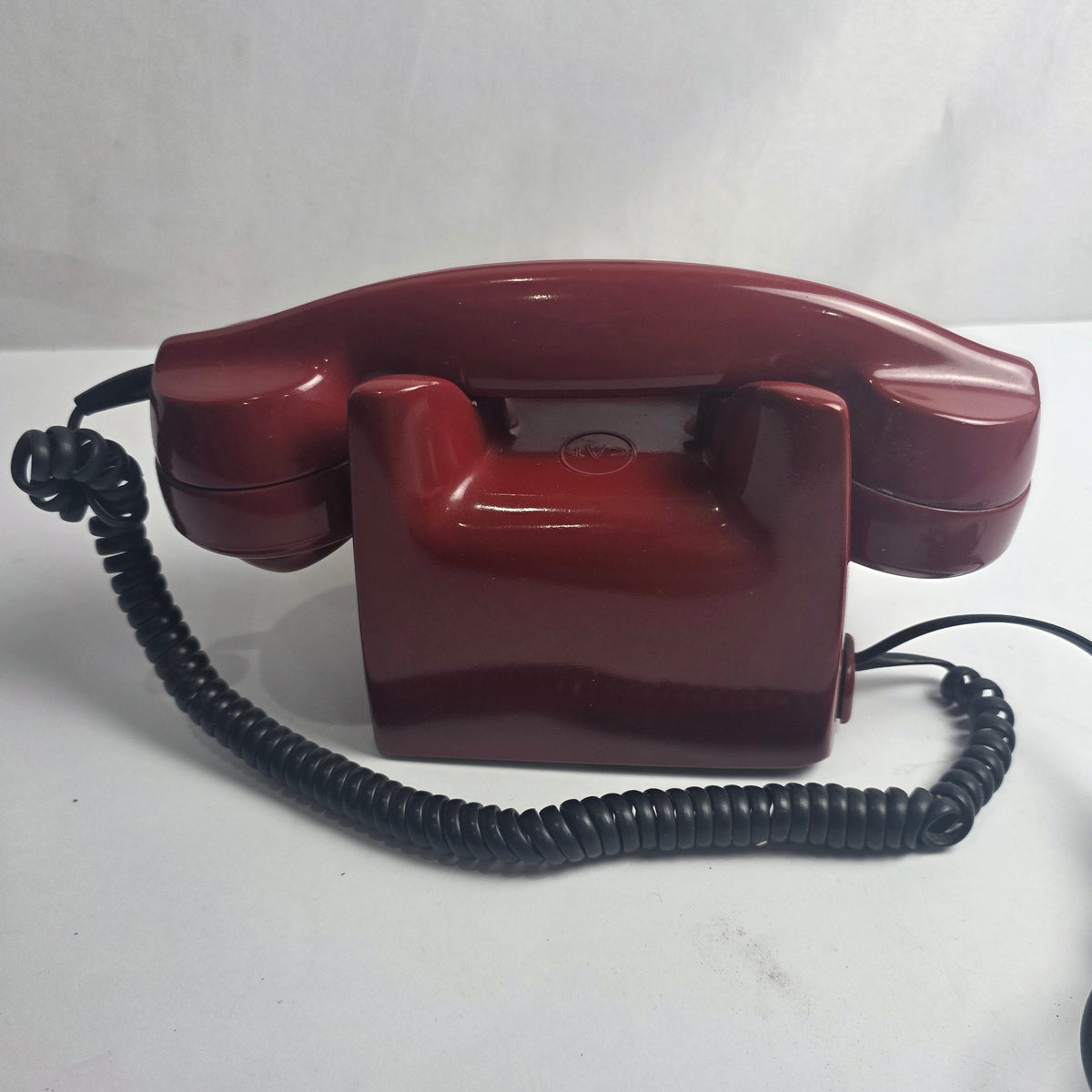 Vtg. 50s Red Erikson Rotary Phone (CSHW)