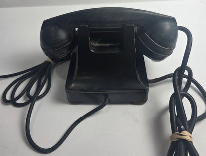 Vtg. Black Western Electric Bell System Model 302 Rotary Phone (CSHW)