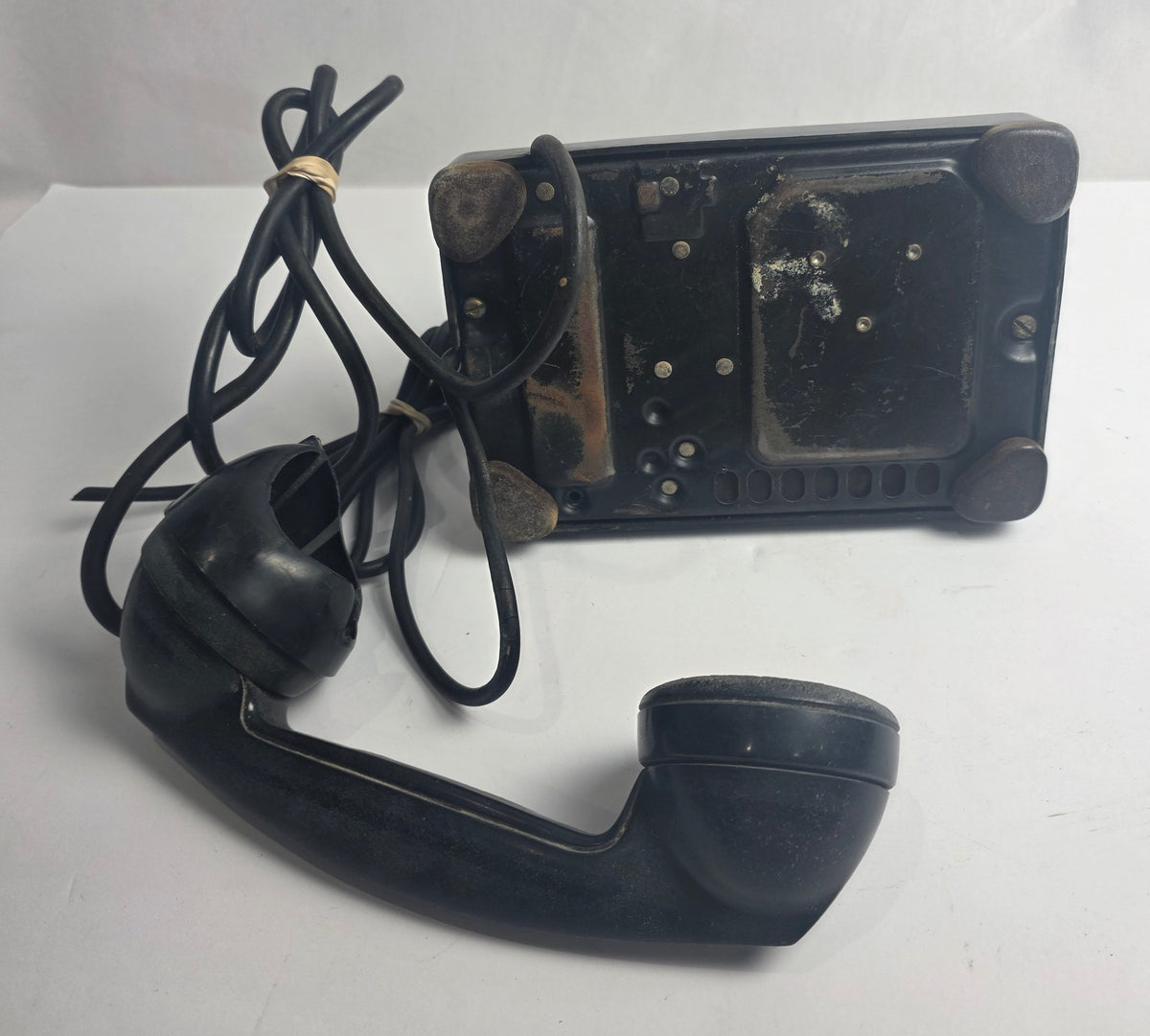 Vtg. Black Western Electric Bell System Model 302 Rotary Phone (CSHW)