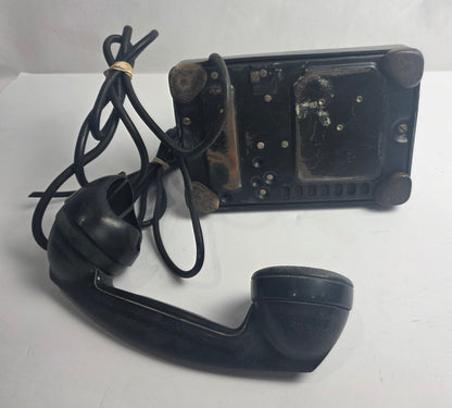 Vtg. Black Western Electric Bell System Model 302 Rotary Phone (CSHW)