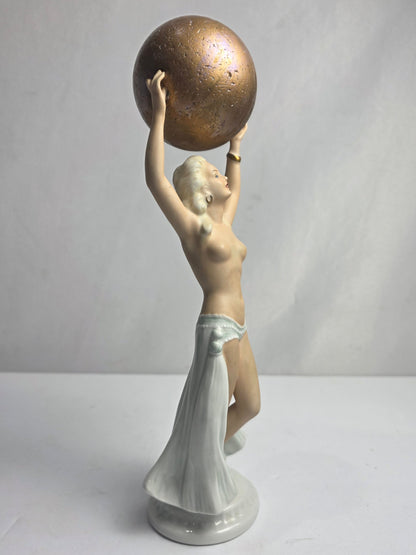 Vtg. Art Deco Schaubach Porcelain Figurine