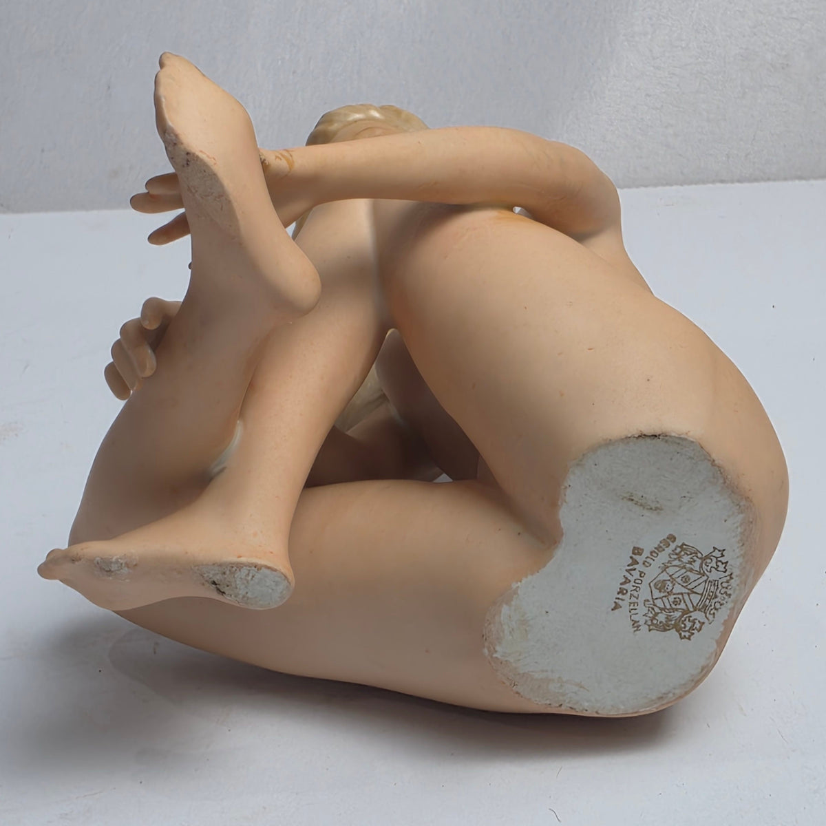 Vtg. Bavarian Porcelain Nude Woman Figuruine