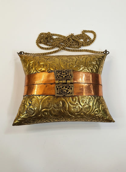 Brass Copper Pillow Purse CSBH