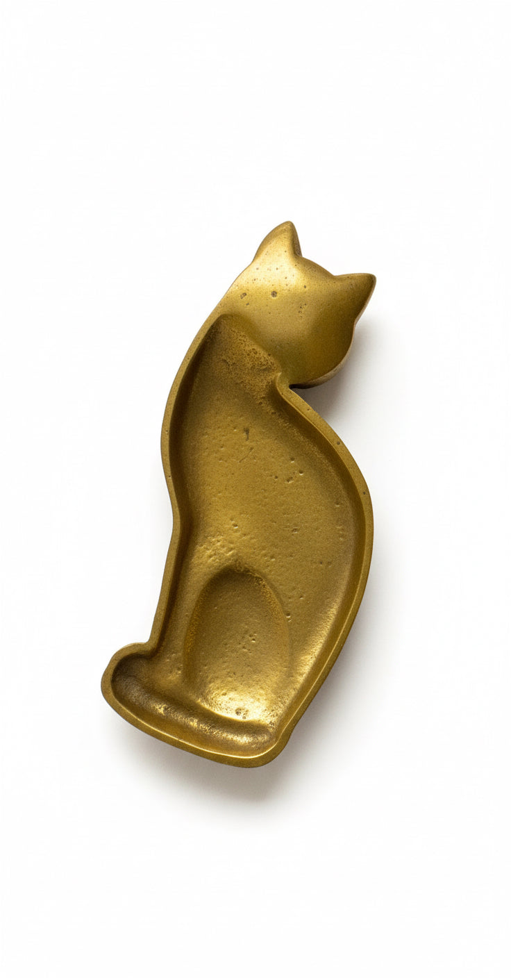 Vtg Alva Museum Cat Pin CSBH