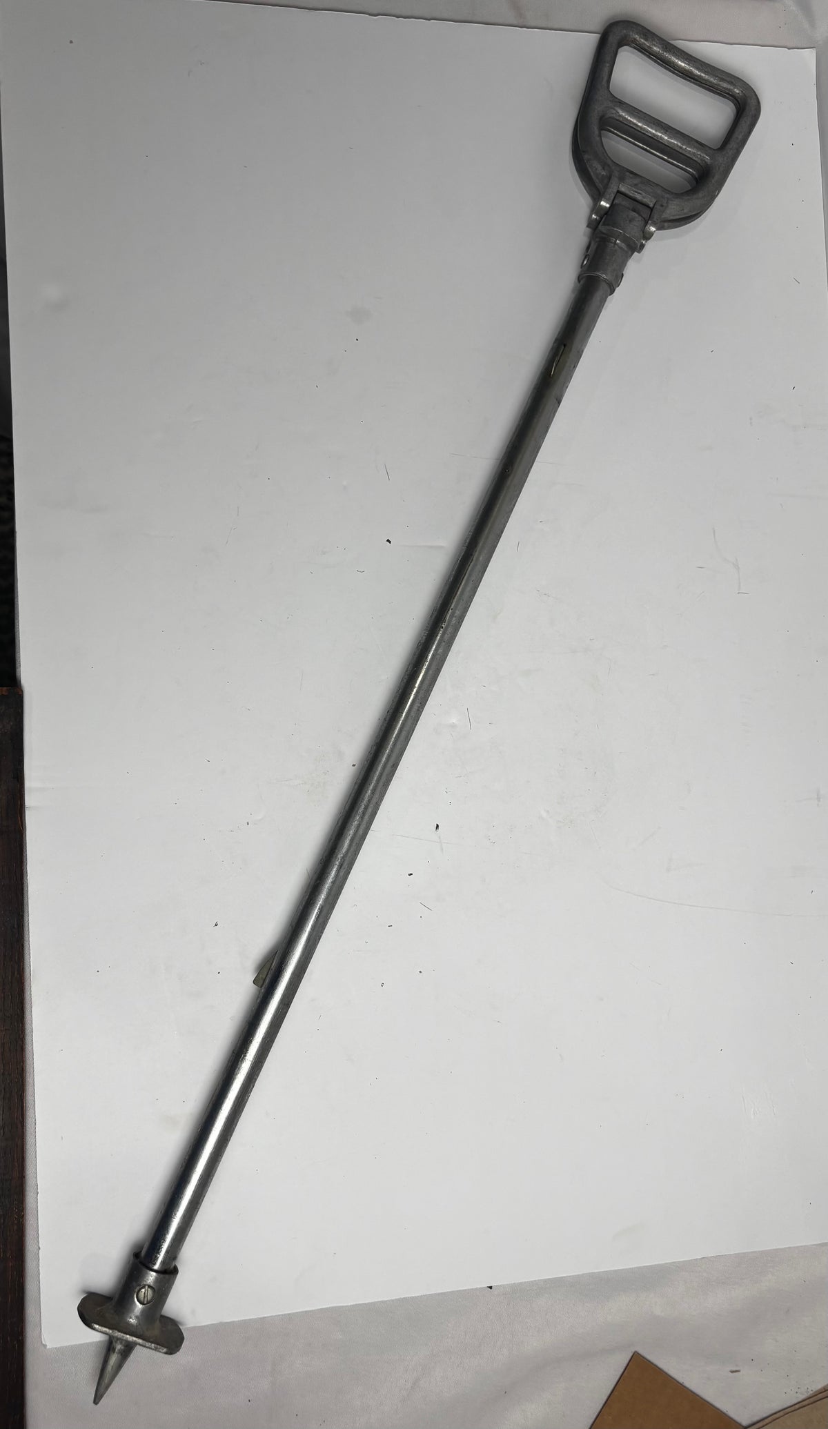 Vintage Adjustable Metal Golf Spectator Seat Stick - Folding Shooting Cane