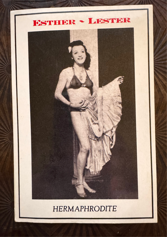 vtg postcard with Esther Lester.