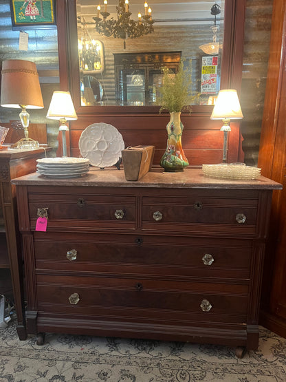 Victorian Marble Top Dresser