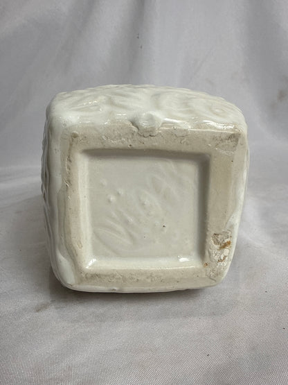 Embossed Floral Ceramic Cream Pitcher
