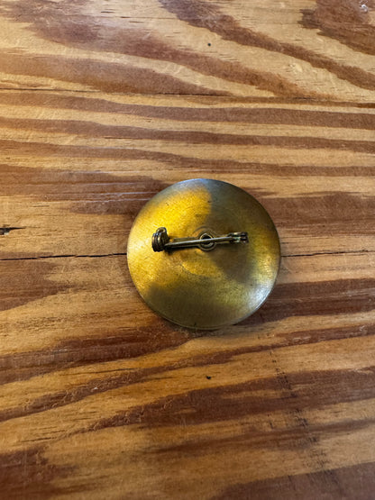 Vtg Brass pin w/spinning feature CSBH