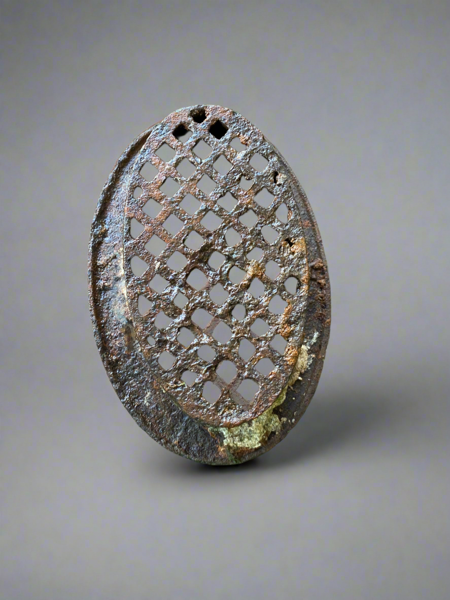 Antique French Cast Iron Architectural Vent Cover