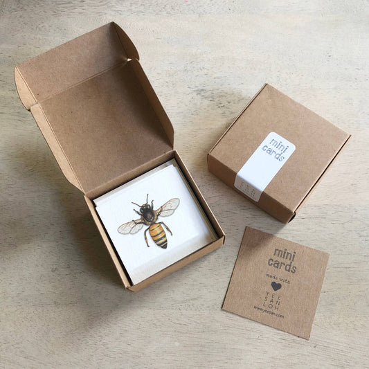 Mini Cards Set / Honey Bee