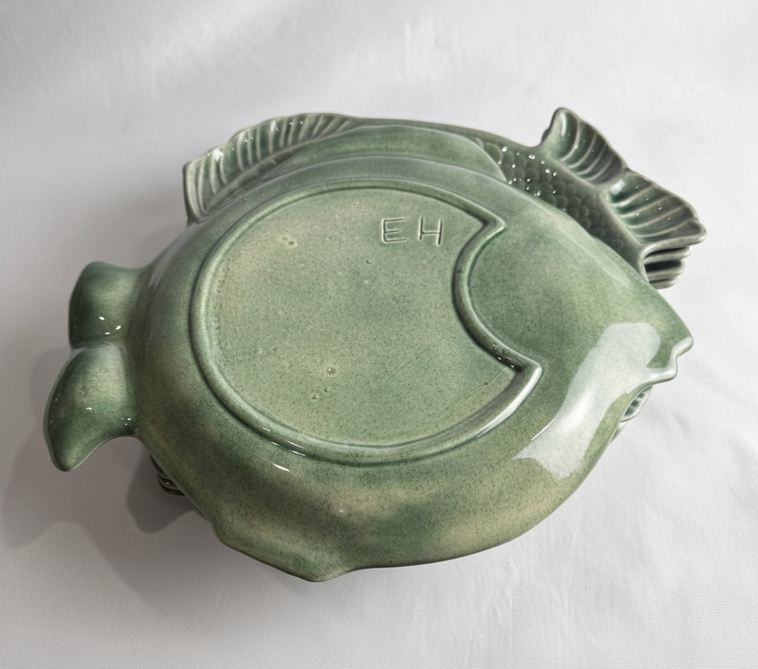 Antique Fish Service Set (16) CSBH