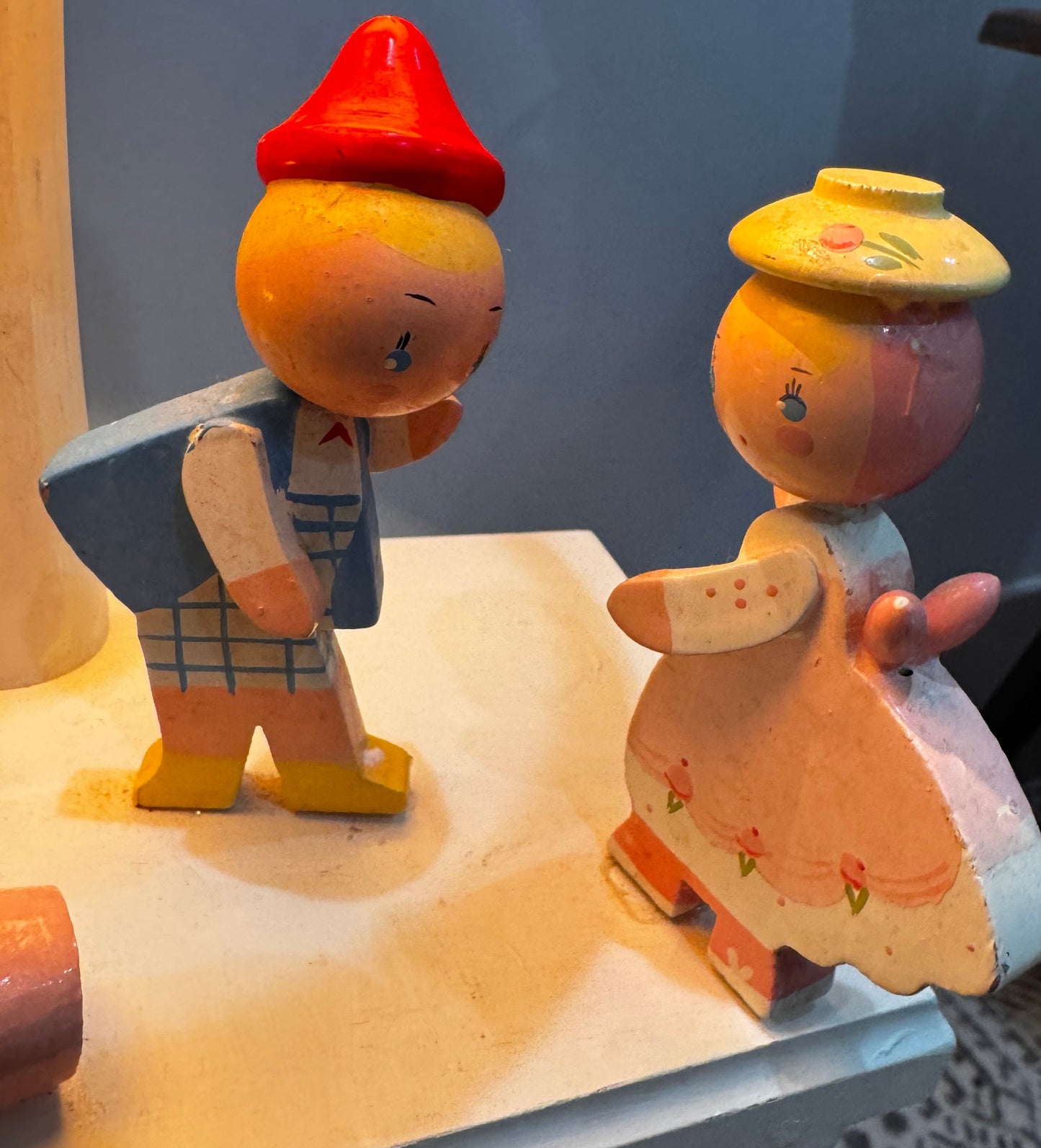 Vtg Jack & Jill Lamp CSBH