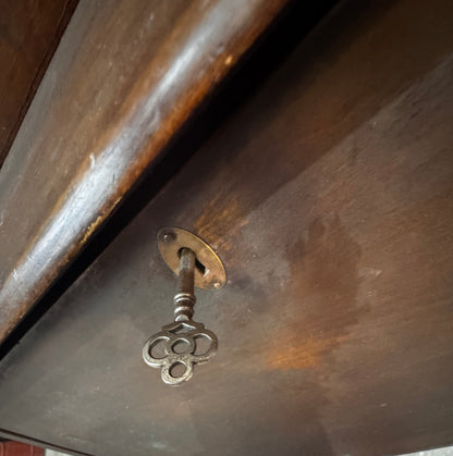 Antique Larkin Style drop front secretary desk