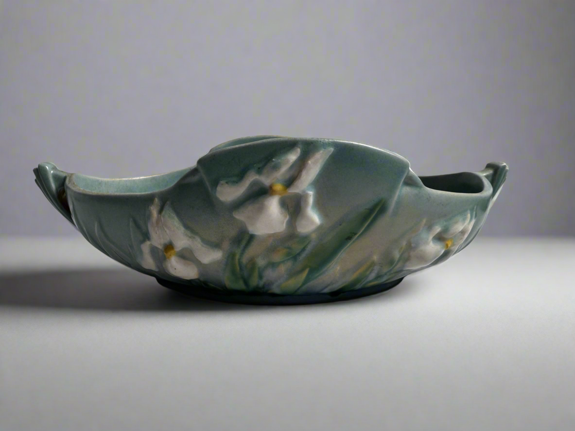 Roseville Iris Console bowl oval