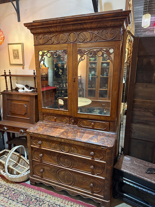 CSRR 1800’s Victorian  Mirror Cabinet Desk