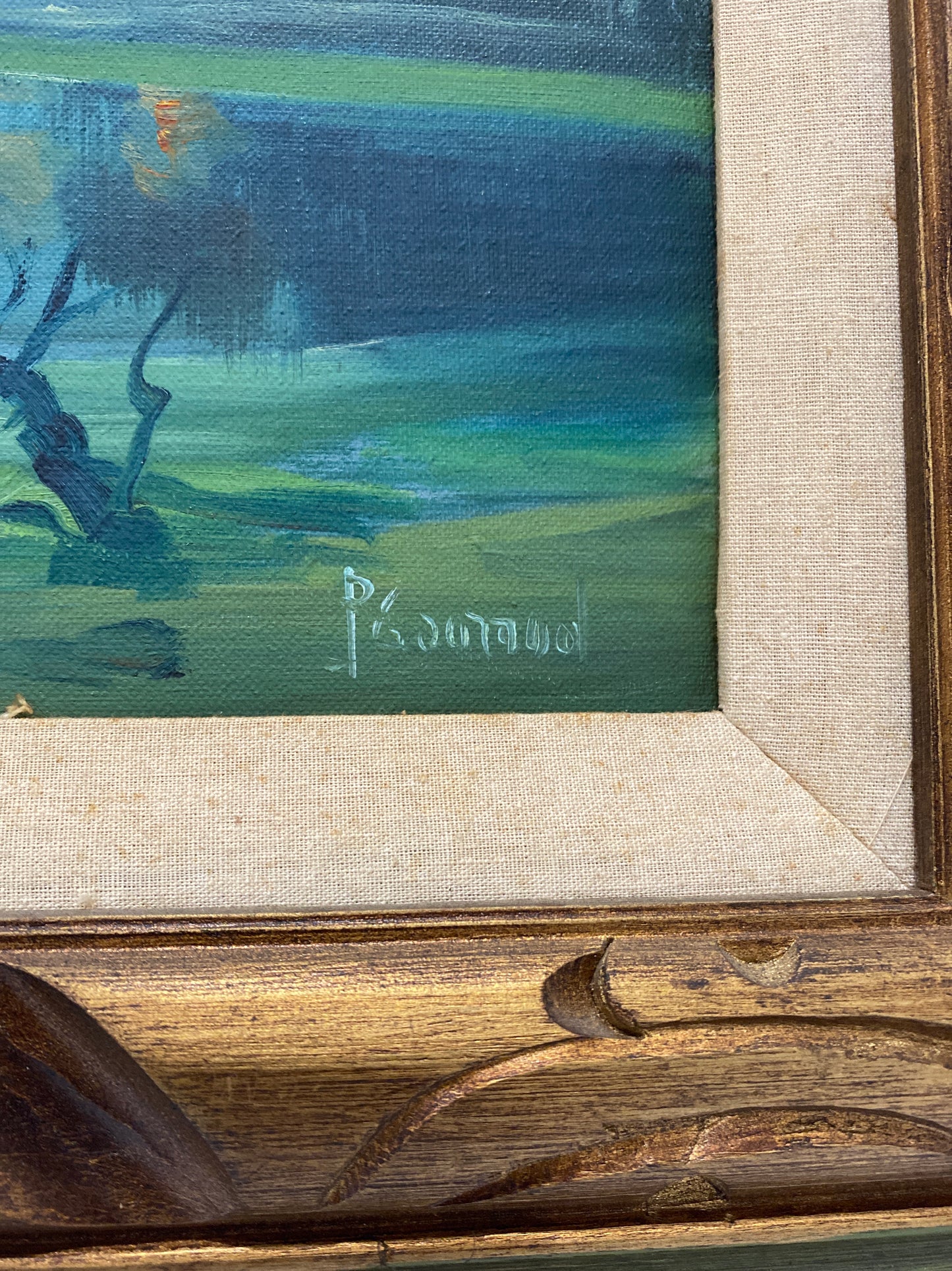 Mountain and river painting