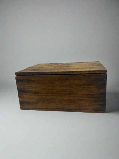 Vtg wood advertising crate
