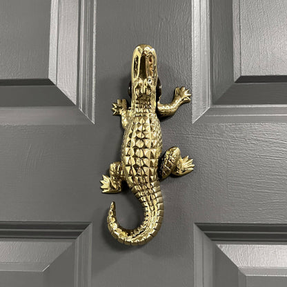 Alligator Door Knocker