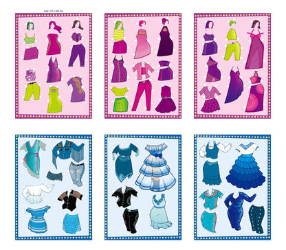 DELUXE DRAG DUO PAPER DOLL SET