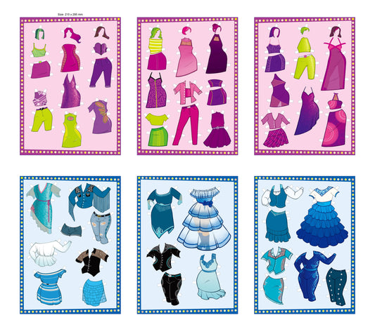 DELUXE DRAG DUO PAPER DOLL SET