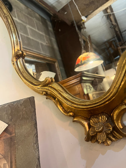 Vintage Louis XV Rococo Wall Mirror