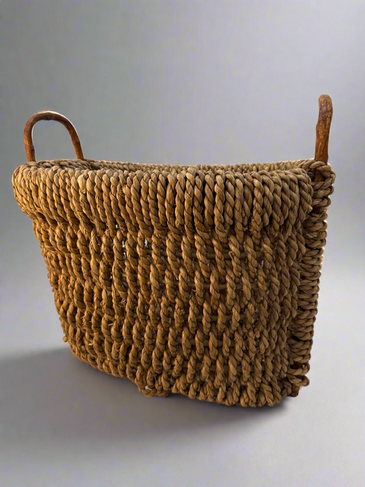 Woven Natural Rattan Wicker Basket