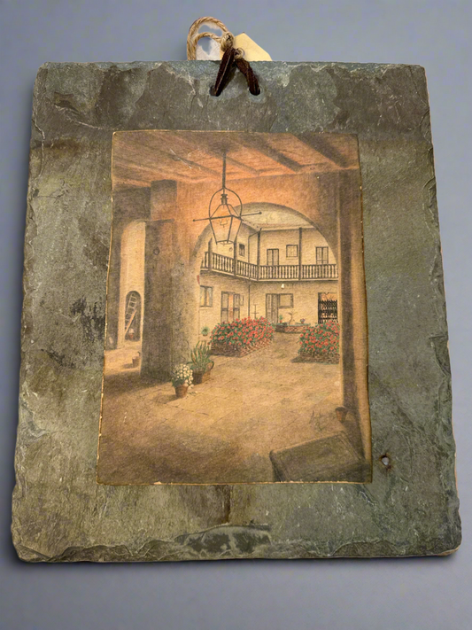 Atq Roofing Slate Tile Bosque Courtyard Archie Boyd